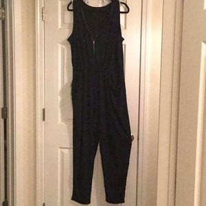 Ambiance” jumpsuit in INK deep blue size(1X)🦋